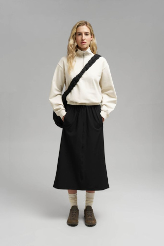 Юбка миди с эластичным поясом