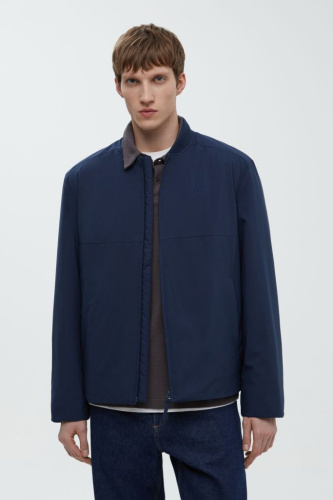 Утепленная куртка прямого кроя