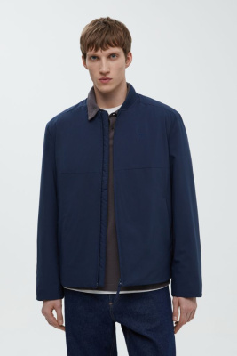 Утепленная куртка прямого кроя