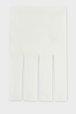 Шарф с шерстью