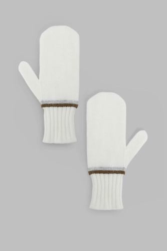 Варежки с добавлением ангоры и шерсти