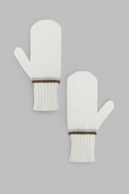 Варежки с добавлением ангоры и шерсти