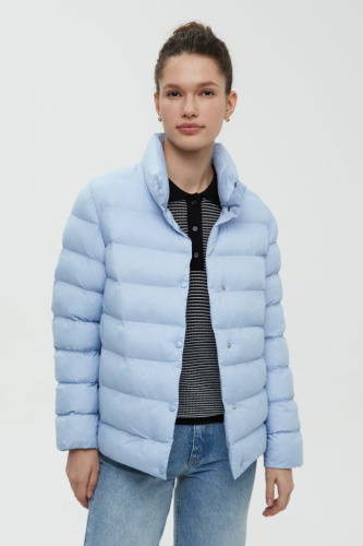 Утепленная куртка полуприлегающего силуэта