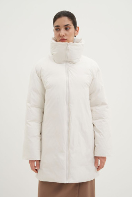 Полупальто с воротником-стойкой