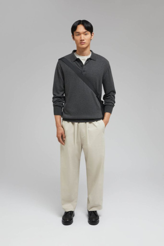 Джемпер-поло с шерстью