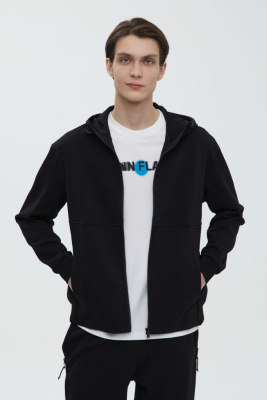 Худи на молнии свободного силуэта