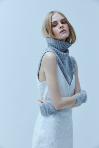 Митенки с добавлением шерсти из капсулы Карины Нигай