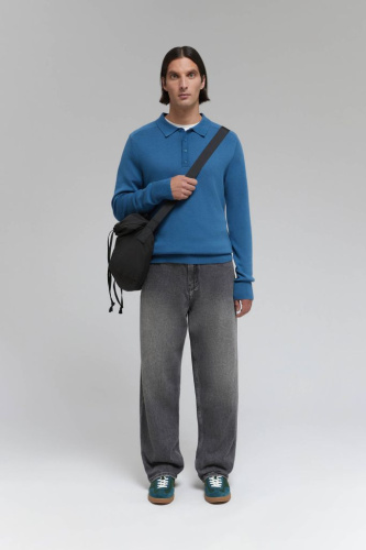 Джемпер-поло с шерстью
