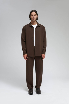 Брюки прямого кроя с вискозой