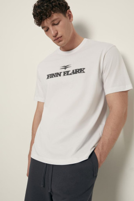 Футболка свободного силуэта с принтом