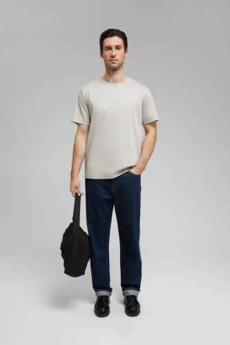 Футболка из хлопка прямого кроя