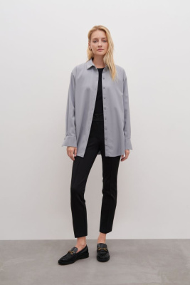 Трикотажные брюки-дудочки