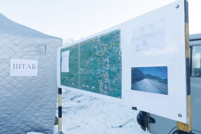 На автодороге «Колыма» в Якутии отработали ликвидацию схода лавин / ЯСИА   Республика Саха (Якутия)