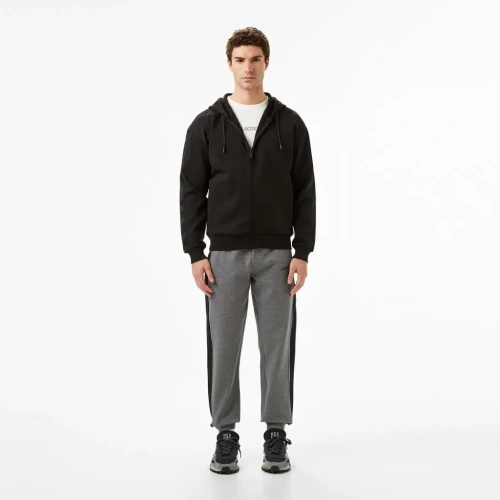 Мужские хлопковые спортивные брюки Lacoste свободного кроя