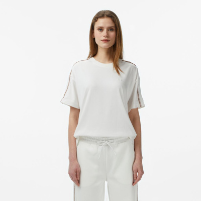 Женская хлопковая футболка Lacoste