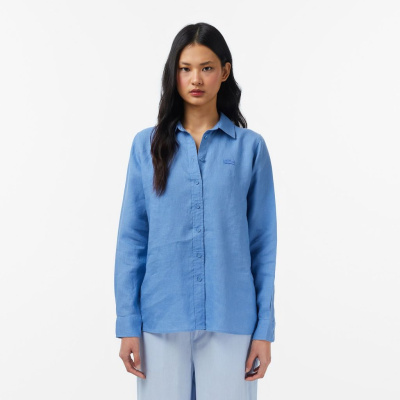 Женская рубашка Lacoste свободного кроя