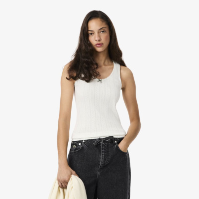 Женский спортивный топ Lacoste из смеси органического хлопка