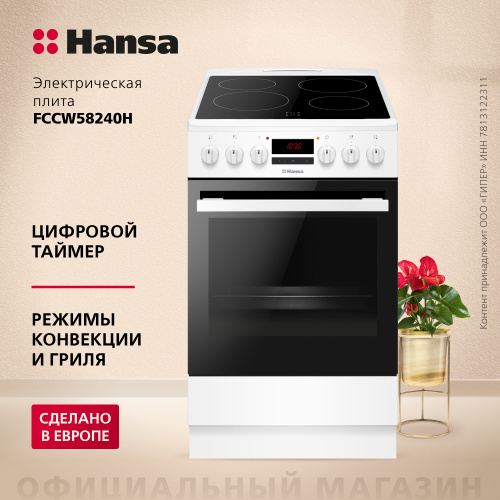 Электрическая плита Hansa FCCW58240H