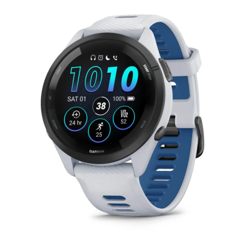 Смарт-часы Garmin Forerunner 265 (White/Blue) (010-02810-11)