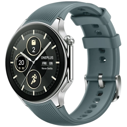 Смарт-часы OnePlus Watch 2 (Radiant Steel) (OPWWE231)