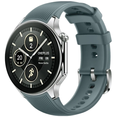Смарт-часы OnePlus Watch 2 (Radiant Steel) (OPWWE231)
