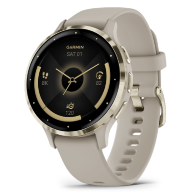 Смарт-часы Garmin Venu 3s Soft Gold French Gray Silicone (010-02785-02)