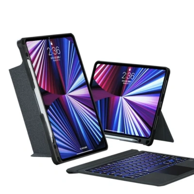 Чехол-клавиатура WIWU Mag Touch Keyboard для Apple iPad Pro 13 (2024) русская раскладка (черный)