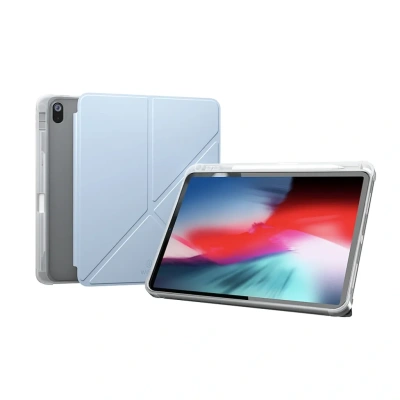 Чехол-книжка WIWU Classic III Case для Apple iPad 10 (2022)/iPad 11 (2025) (полиуретан с подставкой) (GF-003) (голубой)