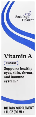 Seeking Health, Витамин A в каплях, 1500 мкг RAE / капли, 30 мл (1 жидк. Унция)
