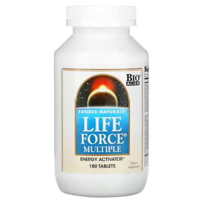 Source Naturals, Life Force Multiple, мультивитамины, 180 капсул