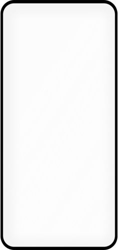 Защитное стекло Krutoff Premium для Samsung Galaxy A57 с чёрной рамкой