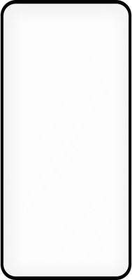 Защитное стекло Krutoff Premium для Samsung Galaxy A57 с чёрной рамкой