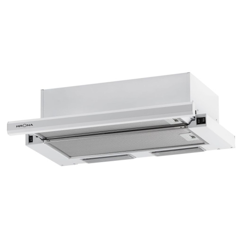 Телескопическая вытяжка KRONA KAMILLA 600 E1M white