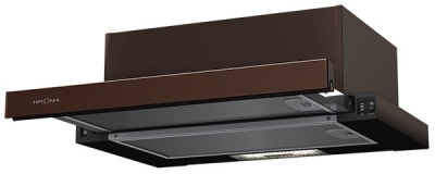 Телескопическая вытяжка KRONA KAMILLA 500 BROWN