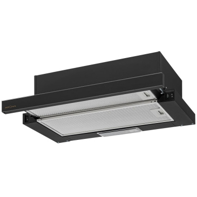 Телескопическая вытяжка KRONA KAMILLA RETRO 600 BLACK