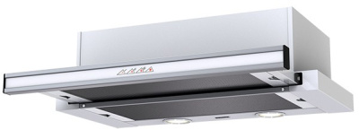 Телескопическая вытяжка KRONA Kamilla sensor 600 white glass (2 мотора)