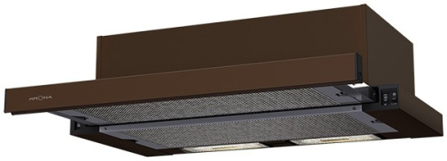 Телескопическая вытяжка KRONA KAMILLA 600 BROWN (1 мотор)