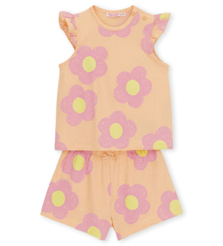 Пижама с коротким рукавом для маленькой девочки