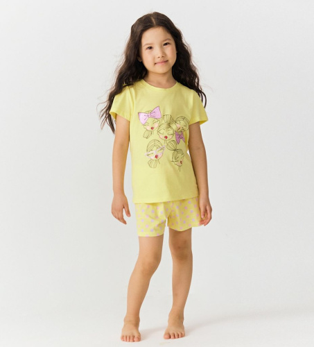 Пижама с коротким рукавом для девочки