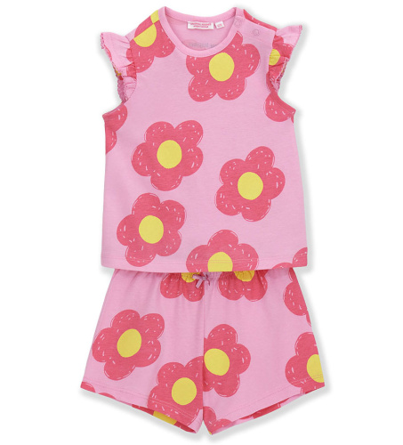 Пижама с коротким рукавом для маленькой девочки