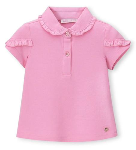 Футболка-поло для маленькой девочки