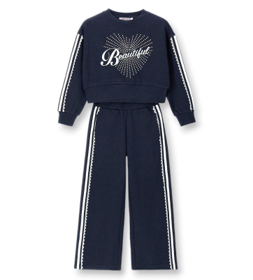 Комплект (толстовка+брюки) для девочки