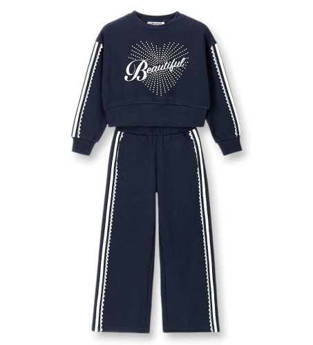 Комплект (толстовка+брюки) для девочки