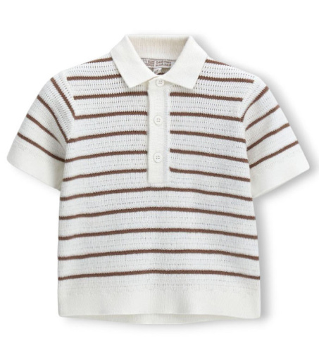 Джемпер-поло с коротким рукавом для маленького мальчика