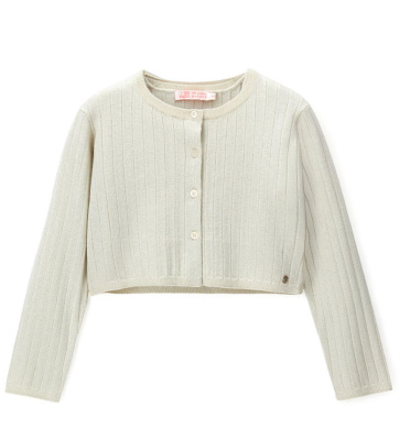 Кардиган с жилеткой для девочки