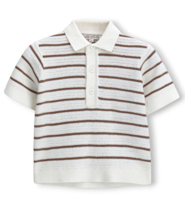 Джемпер-поло с коротким рукавом для маленького мальчика