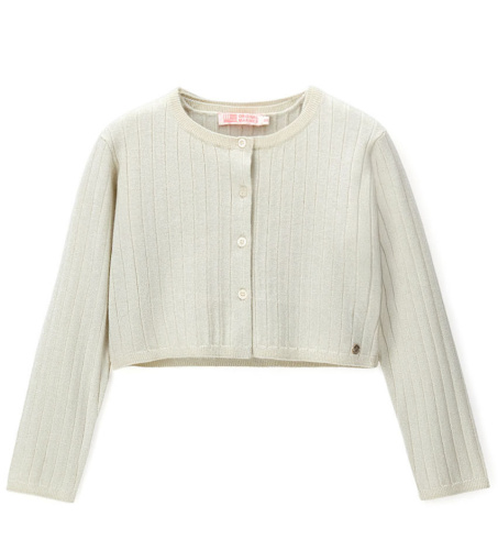 Кардиган с жилеткой для девочки