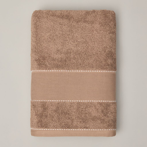 Полотенце махровое Сокровище/Tesoro, бежевое