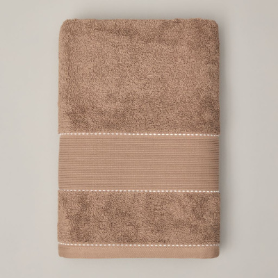 Полотенце махровое Сокровище/Tesoro, бежевое