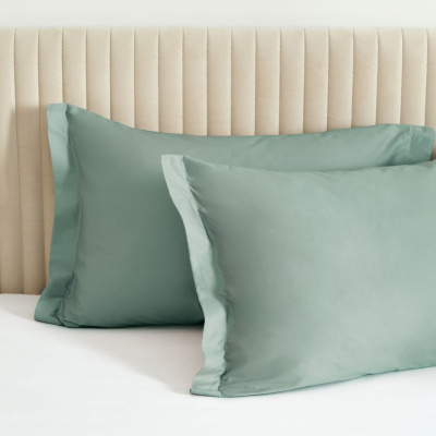 Комплект наволочек Масляно-синий с ушками